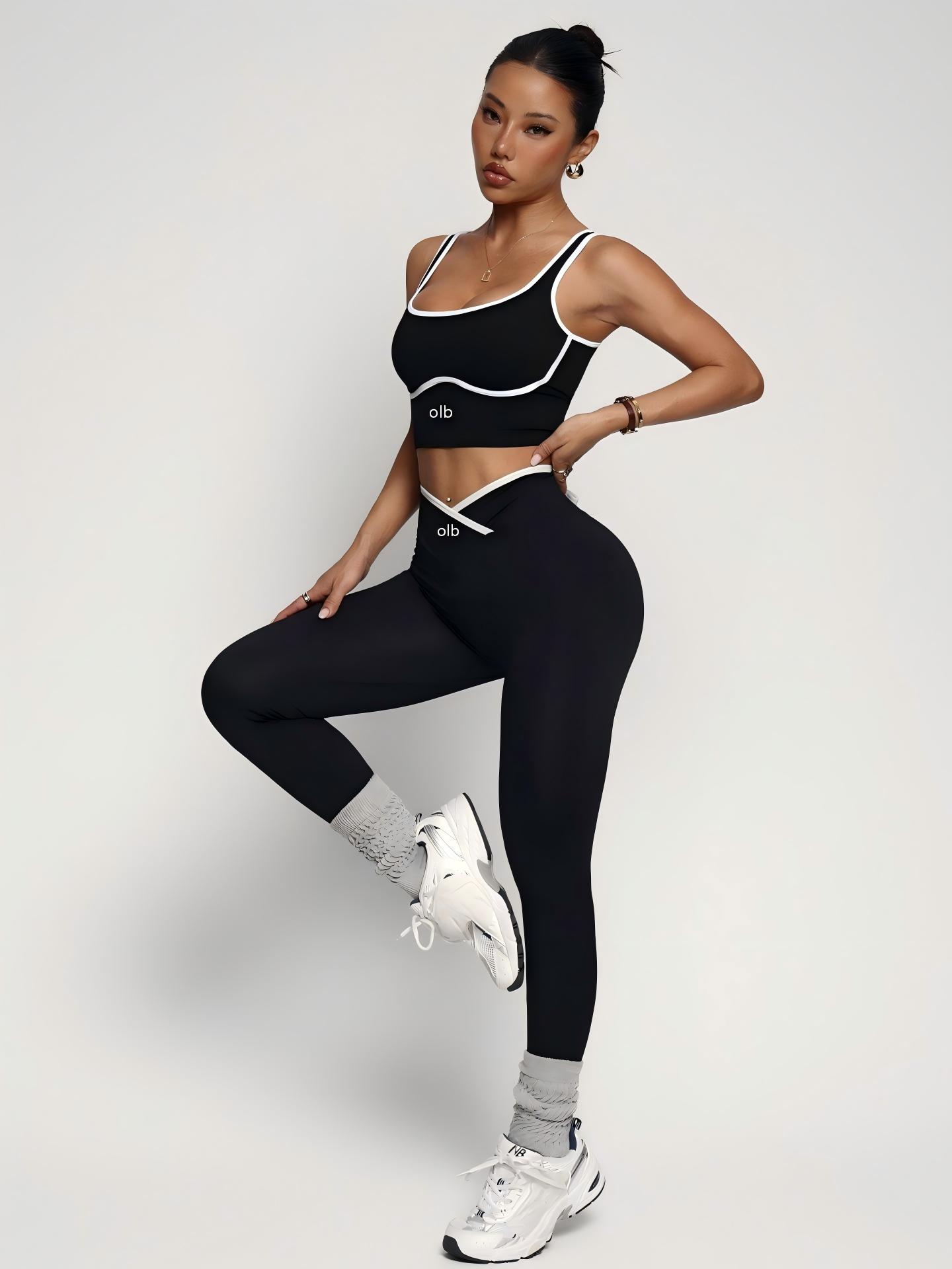 Sports Bra High Impact - طقم رياضي جديد من قطعتين: حمالة