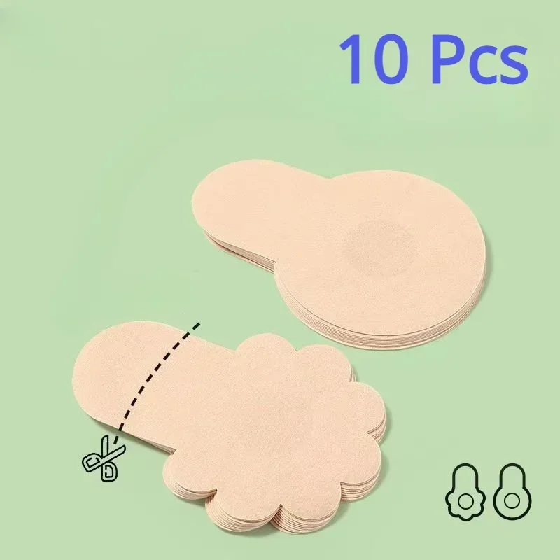 10 قطعة الثدي غير مرئية رفع ال - مراجعة Nipple Cover Pasties وسعره