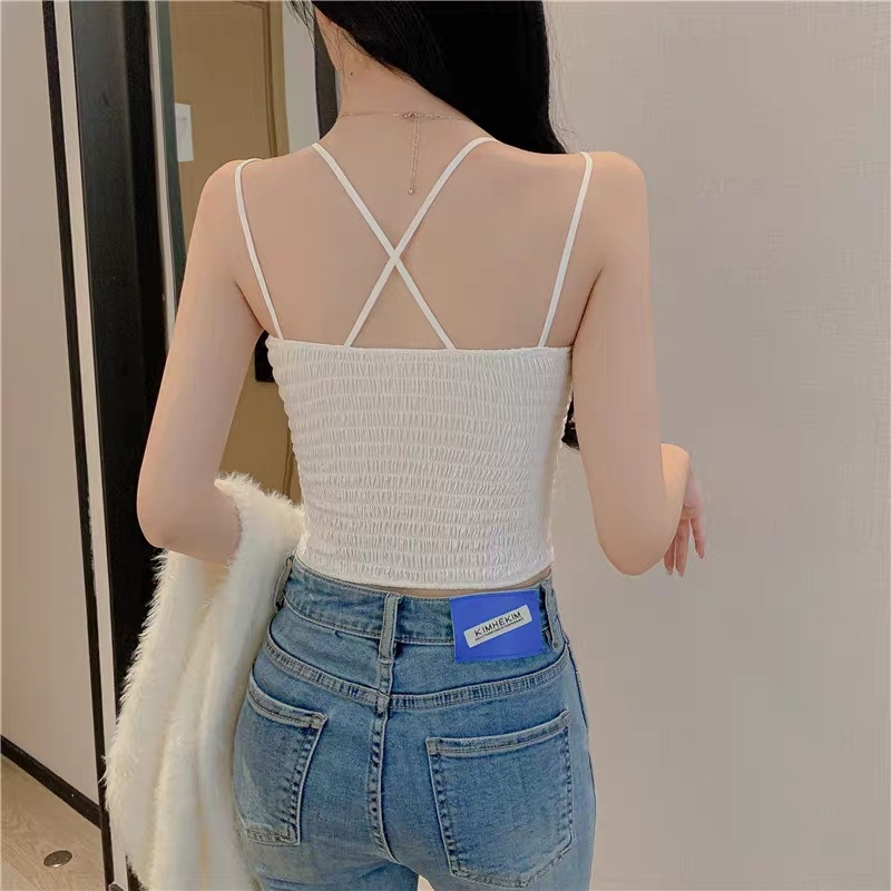 توب صيفي أنيق من ITOOLIN بأشرط - مراجعة Strapless Bra Backless وسعره